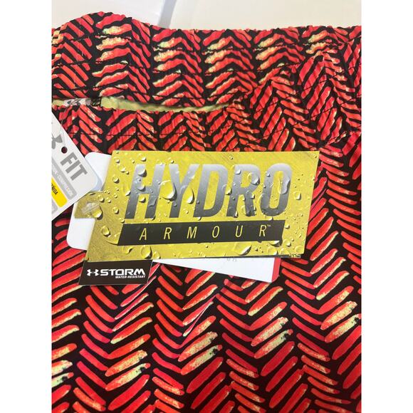 Under Armour Hydro UA HeatGear Shorts Women's Size XL Fitted Swim 2" inseam NEW - Picture 4 of 11